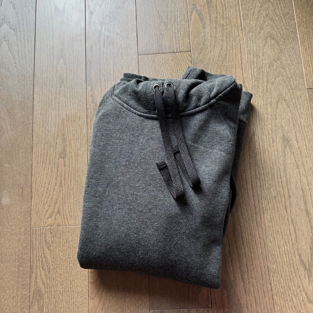 GREY ATHLETIC WORKS FLEECE HOODIE